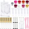NlsqEU - Set di rossetti per labbra fai da te, set di rossetti per ragazze fai da te, kit per lucidalabbra, regalo per donne