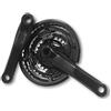 IBK S.T.S. Guarnitura Corona Tripla 24/34/42 Denti Bracci pedivella per Pedali Bicicletta Attacco Perno Quadro, Set Completo Ruota dentata 170mm