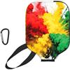 CNTDBU Custodia per pagaia in neoprene con tasca a rete, moschettone per borsa da palestra