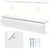 Generic Supporto per freccette, 15,5 x 2,8 x 8 cm, organizer multi-capacità in acrilico, montaggio a parete, per bersaglio da allenamento, 2 tubi di espansione, per interni ed esterni, sale giochi,