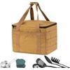 Générique Borsa portaoggetti per campeggio, grande borsa rinforzata | contenitore cubo 20 l ergonomico e impermeabile organizzatore vassoio per viaggi, escursionismo, barca, kayak e dormitorio