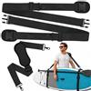 Coco Berming Cinghia da Trasporto SUP, Tracolla Tavola da Surf, Tracolla Regolabile SUP per Paddleboard, Kayak, Longboard, Canoa Stand up Paddle (Arancione)