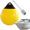 Generic Parafanghi rotondi per barca, galleggianti anti collisione, boa gonfiabile, per marine, barche a vela, skiboat, barche a motore, pesca, wakeboard, mare, fiume