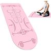 Nuyhgtr Esercise Equipment Mat, Extra Long Yoga Mat, Non Slip Yoga Mat, Esercise Mat for Men, Knee Joint Protector, Ab Roller Mat, Yoga Mat for Women, Sound Insulation Mat, for Ab Roller Wheel