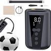 Générique Automatic Ball Pump, Electric Inflator with Light, Fast Air Digital Display, Ricaricabile Smart Inflation Tool for Basketball, Calcio, Pallavolo, Playground, Palestra, 3,54 x 2,17 x 1,57 pollici