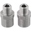 zeroupshop Adattatori per pedali per bicicletta, in acciaio inossidabile 304, adatti per pedali da 9/16 pollici a pedivelle da 1/2 pollici, estensione 20 mm