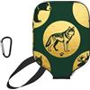 CNTDBU Custodia per pagaia in neoprene con tasca a rete e moschettone per borsa da palestra con sagome di animali