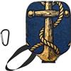 CNTDBU Custodia per pagaia in neoprene con nodo di ancoraggio, con tasca in rete, moschettone per borsa da palestra