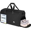 ANNMOR Borsa Palestra, 55L Capiente Gym Bag Uomo con Scomparto Scarpe Separato & Tasca Impermeabile