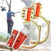 Generic Set di punte regolabili per arrampicata su alberi con pedale antiscivolo per arboricoltori, carico 150 kg, 54,9 cm, per raccogliere frutta all'aperto e sport