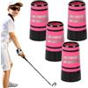Generic Ghiere da golf, coperture in ferro, 2,5 x 1,4 cm, design solido, set da 4 pezzi, attacco affusolato, strumento portatile, qualità professionale per riparazione di club, regalo per golfisti, uso