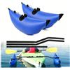 VSAQLNWZ Stabilizzatori per kayak, stabilizzatore per barca Jon, facile da installare, adatto per kayak o barche con fori, bianco