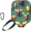 CNTDBU Insect Atlas - Custodia per pagaia in neoprene con tasca a rete, moschettone per borsa da palestra