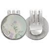 no/no Viola Fiore Bellezza Cinese Pittura Golf Ball Marker Cappello Cap Clip Smalto Magnetico
