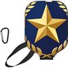 CNTDBU Fascia da braccio capitano con badge, custodia in neoprene con tasca a rete, moschettone per borsa da palestra
