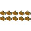 Generico Compatibile con pastiglie Freno a Disco in Ceramica, 4 Pistoni, Adatto for MTB SRAM AVID G2 Guide Ultimate RSC RS R,Componenti(DL-PD 003C x10 Box)