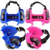 iplusmile Scarpe Roller Ruote Luminose Regolabili, per Back To School Party, Design in Pvc Resistente e Set Doppio di Pattini Sicuri