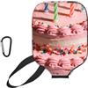CNTDBU Custodia in neoprene per pagaia per torte di compleanno, con tasca in rete, moschettone per borsa da palestra
