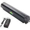WILLQ Batteria al Litio Sostitutiva Interna per e-Bike (36V/48V 21Ah) con BMS Integrato e Caricabatterie, Adatta a Biciclette, tricicli, motocicli e Kit Motore.,36v21h
