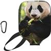 CNTDBU Cute Panda Pickleball Paddle Cover-Neoprene Paddle Case con Mesh Pocket Moschettone per Borsa Palestra