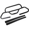 Ysyqkn Manubrio a Farfalla per Mountain Bike, Design Ergonomico E Costruzione in Lega di Alluminio, Pezzi di Ricambio, Impugnatura Comoda, I, 25,4 mm