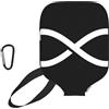 CNTDBU Line Infinity Sign, custodia per pagaia in neoprene con tasca a rete, moschettone per borsa da palestra