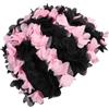 HINTRMENT Cuffia da Nuoto in Nylon Nero a Forma di Petali di Fiore Comoda e Antiscivolo, per Piscina e Costumi Mare Donna