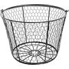 LPACXBYD Cestino Palline Golf Portable Golf Ball Container Iron Wire Basket Holder with Durable Handle for Accessories And Driving Range Practice
