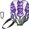 CNTDBU Custodia per pagaia in neoprene con tasca in rete, moschettone per borsa da palestra, colore: viola lavanda