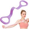 Generic Cintura per esercizi di yoga e fitness, dimensioni compatte 47 x 11 cm, fascia elastica flessibile, leggera fascia di resistenza in TPE, accessorio portatile per borsa sportiva, attrezzo per sport