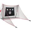 kowaku Rete da Golf Portatile Bordo Colorato llenamento Golf Uso Interno Ed Esterno Attrezzatura Sportiva, Rete Da Golf 10 7 Con Rete Laterale