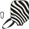 CNTDBU Custodia per pagaia da pickleball in neoprene con tasca a rete, moschettone per borsa da palestra, colore: bianco e nero