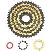 ReachMall 9 cassette per mountain bike, ruota libera in lega 11-42T con finitura cromata dura, per arrampicata e corsa