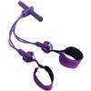 Generic Pedale Caviglia Estrattore Fascia di Resistenza con Manico Elastico Yoga Sit-up Pull Corda Uomini Donne Pedale Tenditore Esercizio Allenamento