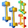 Xdyyjrasa Set di manubri per bambini - 3 paia di piccoli set di pesi educativi sicuri, impugnatura ergonomica, giocattoli fitness per ragazzi e ragazze 7, 87x3, 15