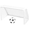 Niltracy 1 set di mini rete da calcio per casa delle bambole con pallone da calcio, per giocare in interni ed esterni, set da calcio per bambini