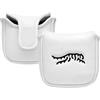 Fiocias Copertura Mazza Headcover Accessorio Protezione Morbida Antiurto Traspirante Pelle PU Resistente per Allenamento Giocatori Este, Bianco