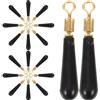 Generico Galleggianti e Fermate Galleggianti in Silicone Set da 30 Girevole per Lenza da Pesca Accessori per Pesca alla Trota