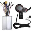 CaFfen Centralina Monopattino Elettrico Motore elettrico for motorino in lega di alluminio brushless con pannello controllo display impermeabile 48 V 20A(48V Controller Kit)