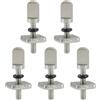 EXQIOUR 5Pcs Longboard Fin Vite Acciai Antiruggine Viti Tavola da Surf Hardware di Ricambio Pinna Pollice Vite Parte di Vite Surfboard Longboard Hardware