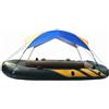 ZAICOLER Tendalino per Barca Tenda da Pesca Portatile Tendalino Parasole Pieghevole per Avventure all'Aria Aperta Materiale in Fibra Leggera S/L (S)