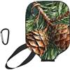 CNTDBU Custodia per pagaia in neoprene con tasca a rete, moschettone per borsa da palestra