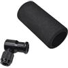 KLdcfhDR Mini gonfiatore for Bici CO2 in Alluminio da 1 pz, Pompa for Pneumatici Portatile Compatibile con valvole Presta e Schrader for MTB da Strada