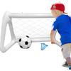 Genérico Porta da calcio per bambini, rete gonfiabile per porta da calcio, attrezzatura da allenamento portatile con palla e , giocattoli interattivi per bambini e adulti durante lo sport