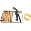 CZ-XING Survival - Set di pietra focaia di emergenza, asta di magnesio Flint Fire Starter scatola impermeabile, per esterni Fatwood Stick Fire Starter Strumento di sopravvivenza