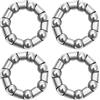 NVOQILIN 4Pcs Biciclette Forcella Cuffie Cuscinetti A Sfera Ricambio Bici In Gabbia Sfere Cuscinetto Accessori Ciclismo Universali Biciclette Cuscinetti a Sfera