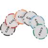 Alipis Marcatori da Golf Originali in Plastica ABS Anima in Ferro, Set da 6 Pezzi Portatili e Leggeri, Segnapalline Colorate per Uomo, Donna e Ragazzi, per Gioco su Green e Viaggio