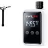 KLdcfhDR Pompa ad Aria Ricaricabile for Mini Bici Tascabile da 1 Pezzo 150PSI, gonfiatore for Pneumatici Portatile Adatto a Presta e Schrader(Black Air Pump)