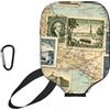 CNTDBU Custodia per pagaia in neoprene con tasca a rete, moschettone per borsa da palestra