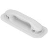Yechiry Corrimano per Gommone Gonfiabile con Foro in PVC Resistente per Canoa Barca da Pesca Confezione da 2 Grigio Bianco 23,5x8,5x4,5 Cm